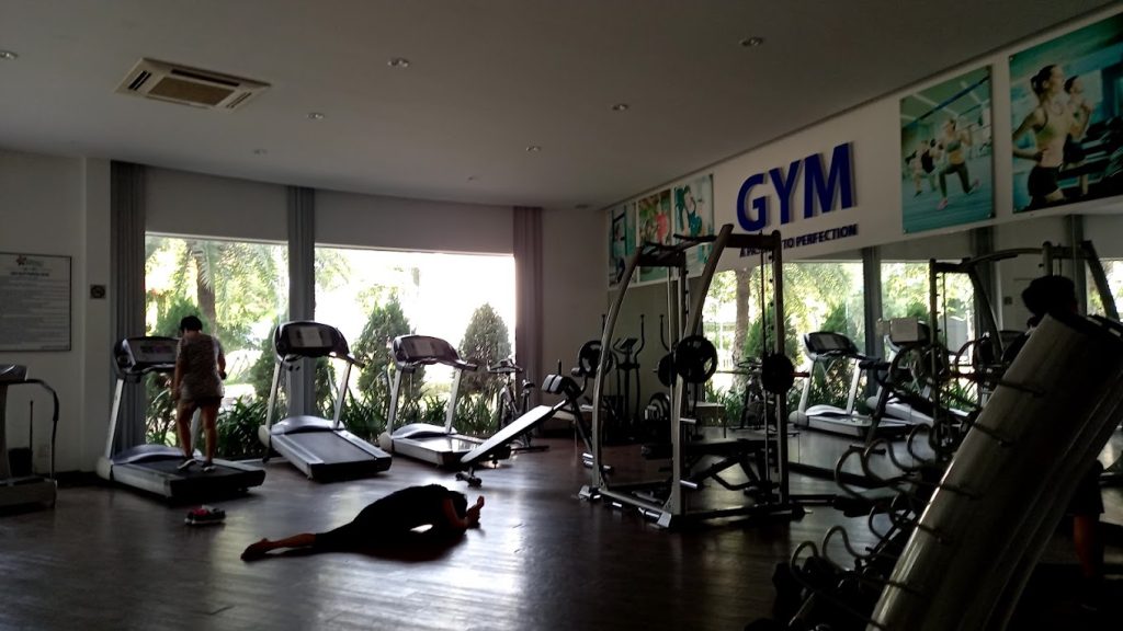 GYM room with much modern equipment